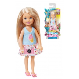 BARBIE Lalka CHELSEA Lato NA TROPIE PIESKÓW Aparat